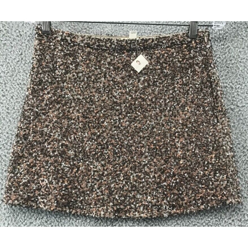 Billabong A Line Skirt Size M Lined Sequined Short